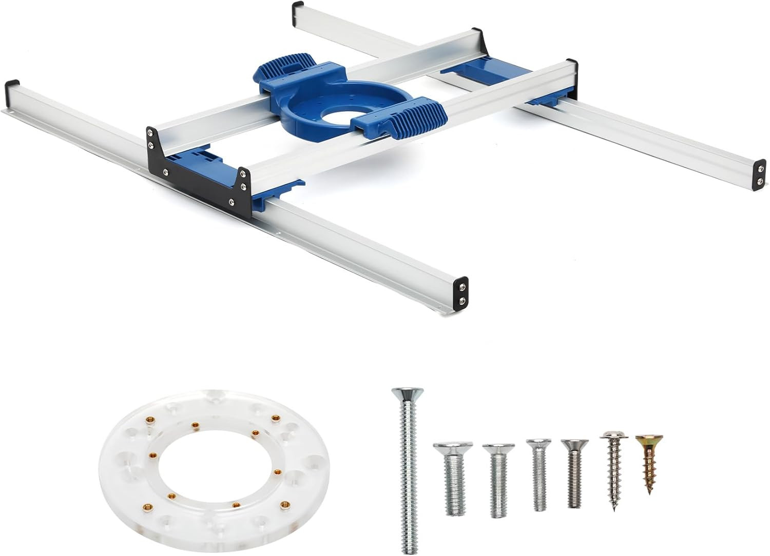 Slab Flattening Router Sled Jig Fits Most Routers for Wood & Resin Projects