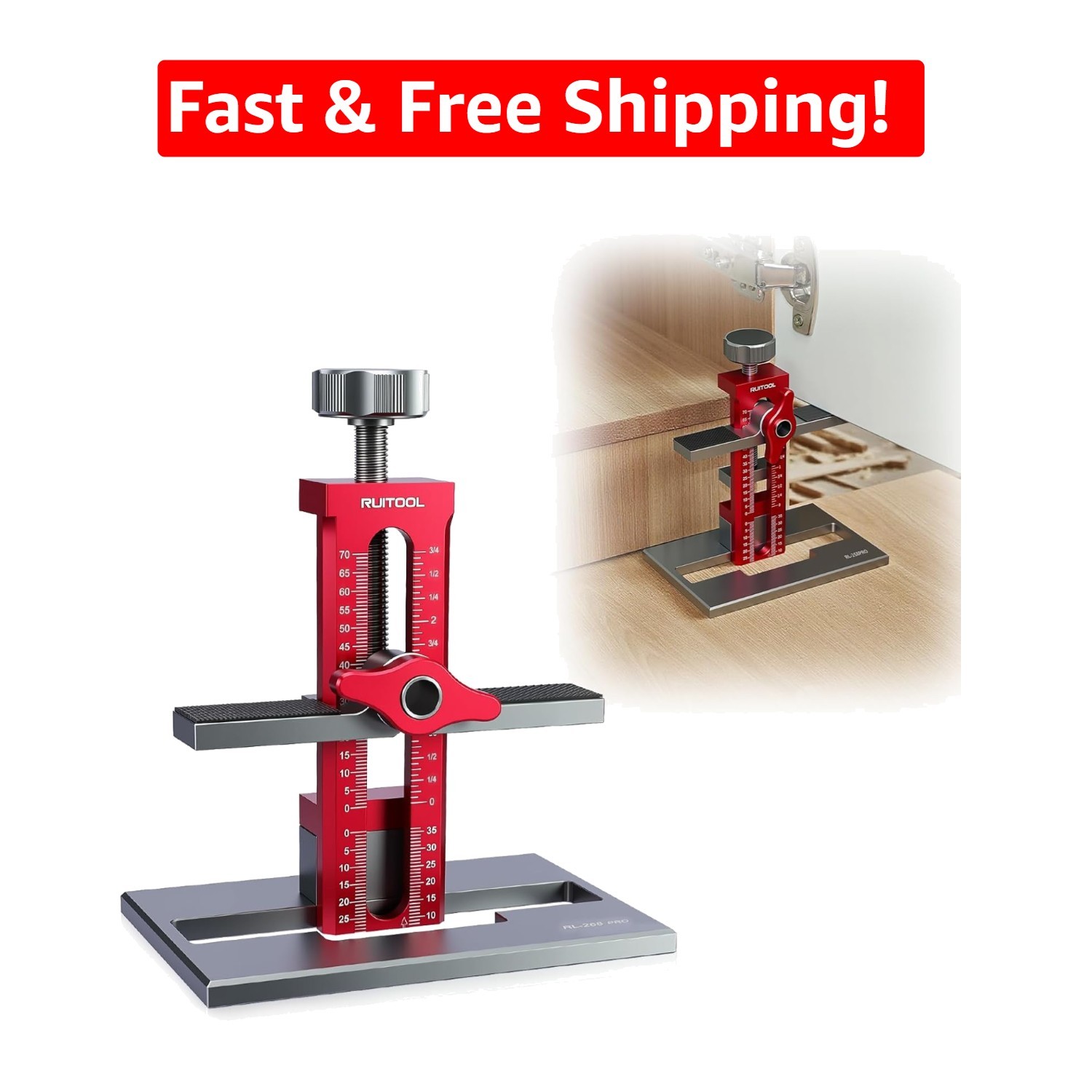 Aluminium Alloy Cabinet Door Mounting Jig – Perfect for DIYers & Professionals