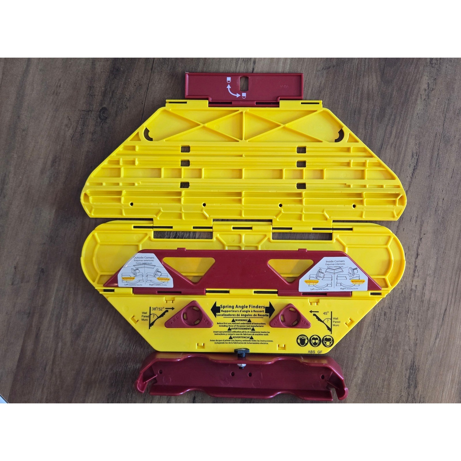 Milescraft Crown45 Crown Molding Jig for Miter Saws 1405 Yellow Red