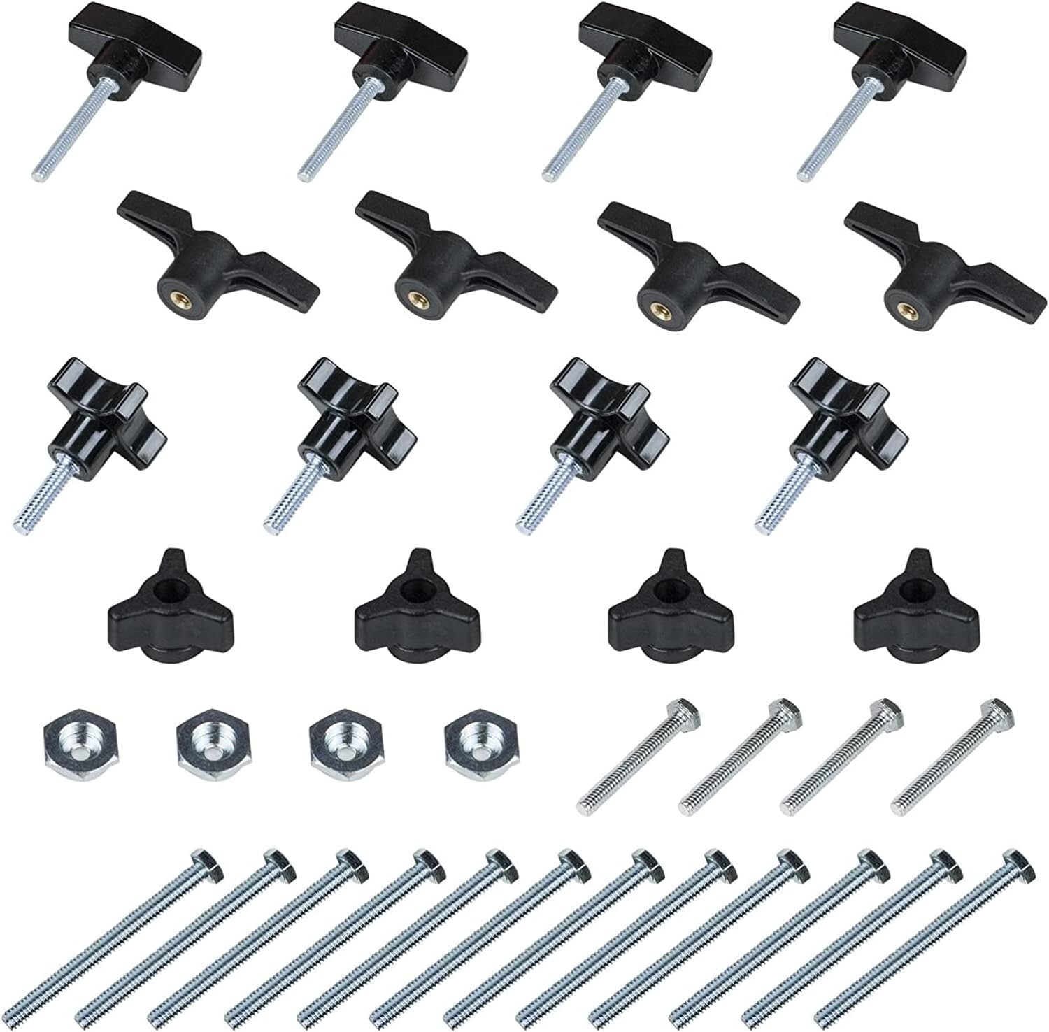 POWERTEC 36pcs Jig & Fixture Hardware Kit (71130)