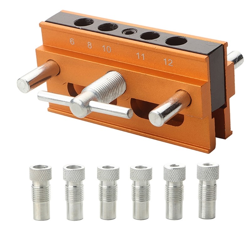 Self Centering Doweling Jig Kits Drill Jig For Straight Holes Joiner Set Drill