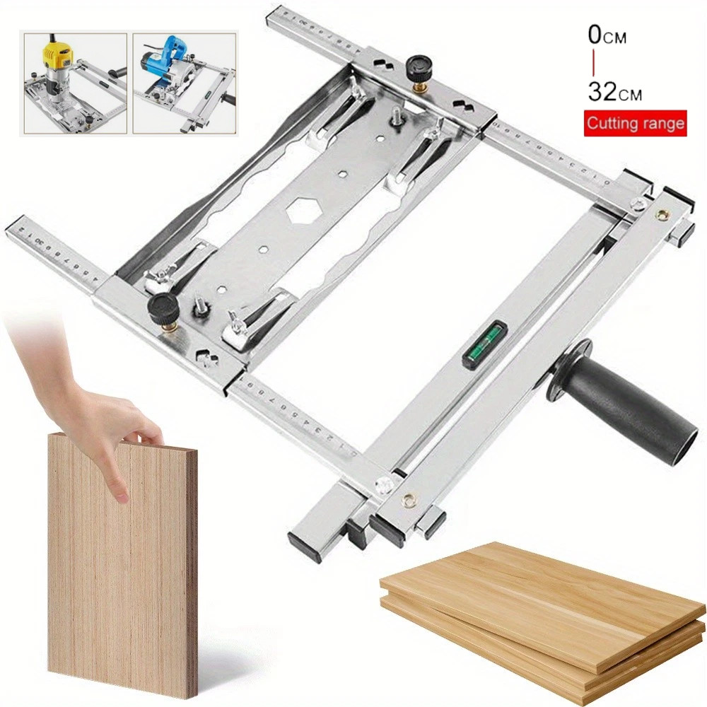 Cutting Machine Edge Guide Positioner Tool Adjustable Circular Saw Guide 12.6 In